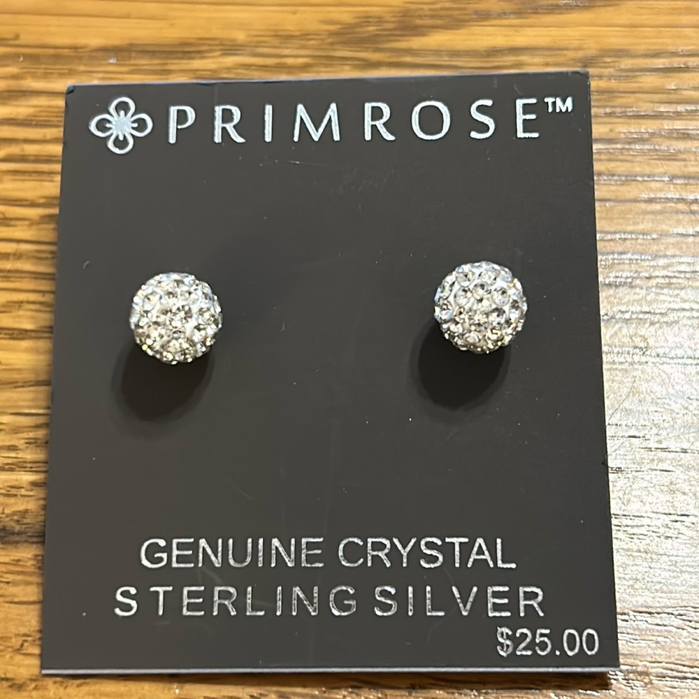 Primrose sterling silver earrings